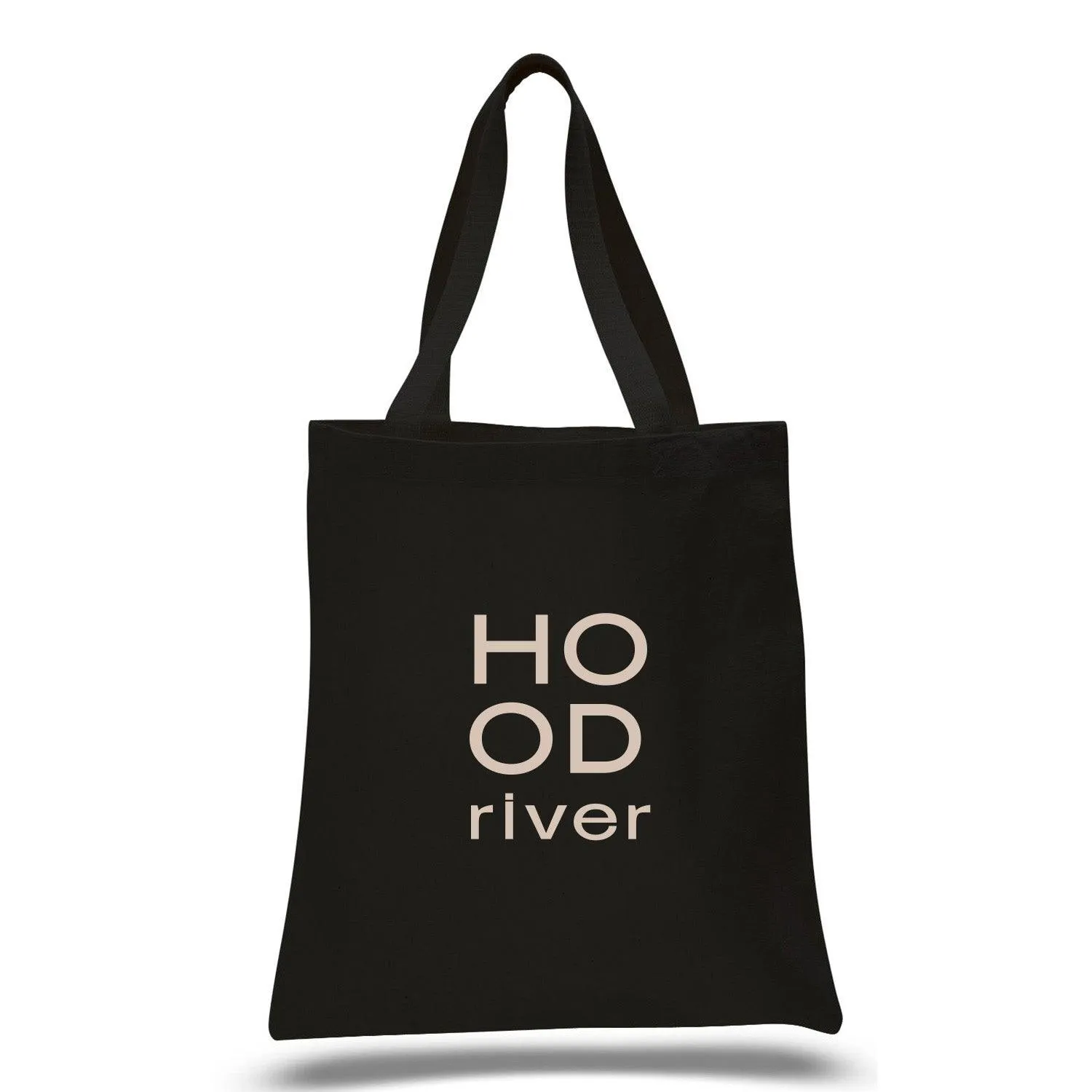 12 Oz. Colored Canvas Simple Tote Bag Printed with a Customizable STACK COLLECTION Design