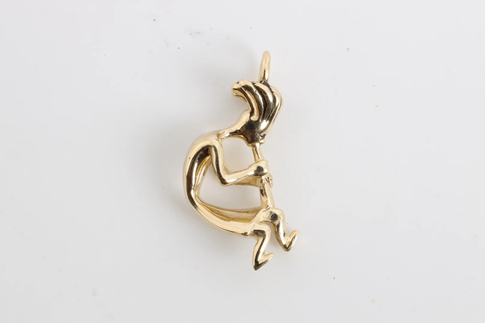 14k Yellow Gold Kokopelli Pendant (5.81g.)