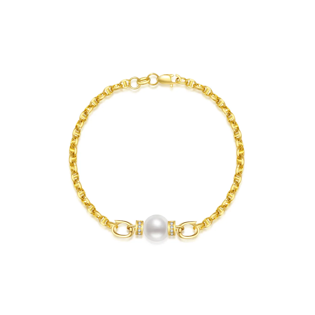 18K Freshwater Pearl Bracelet KB00014