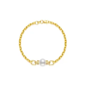 18K Freshwater Pearl Bracelet KB00014