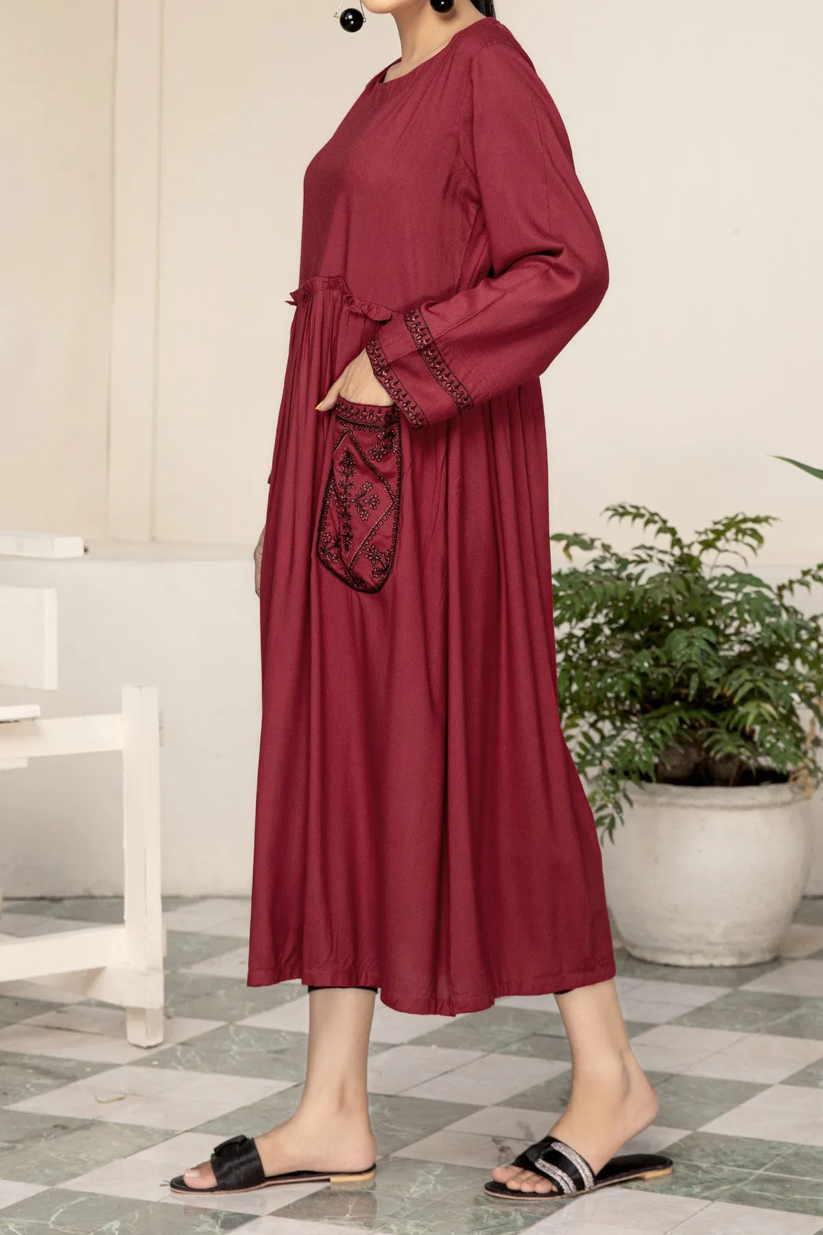 1PIECE LINEN KURTA | LELK-29 A