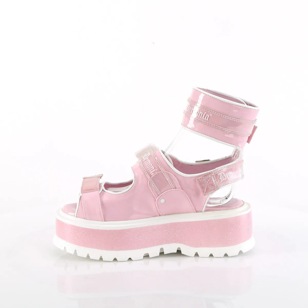 2 Inch Platform SLACKER-15B Baby Pink Holo