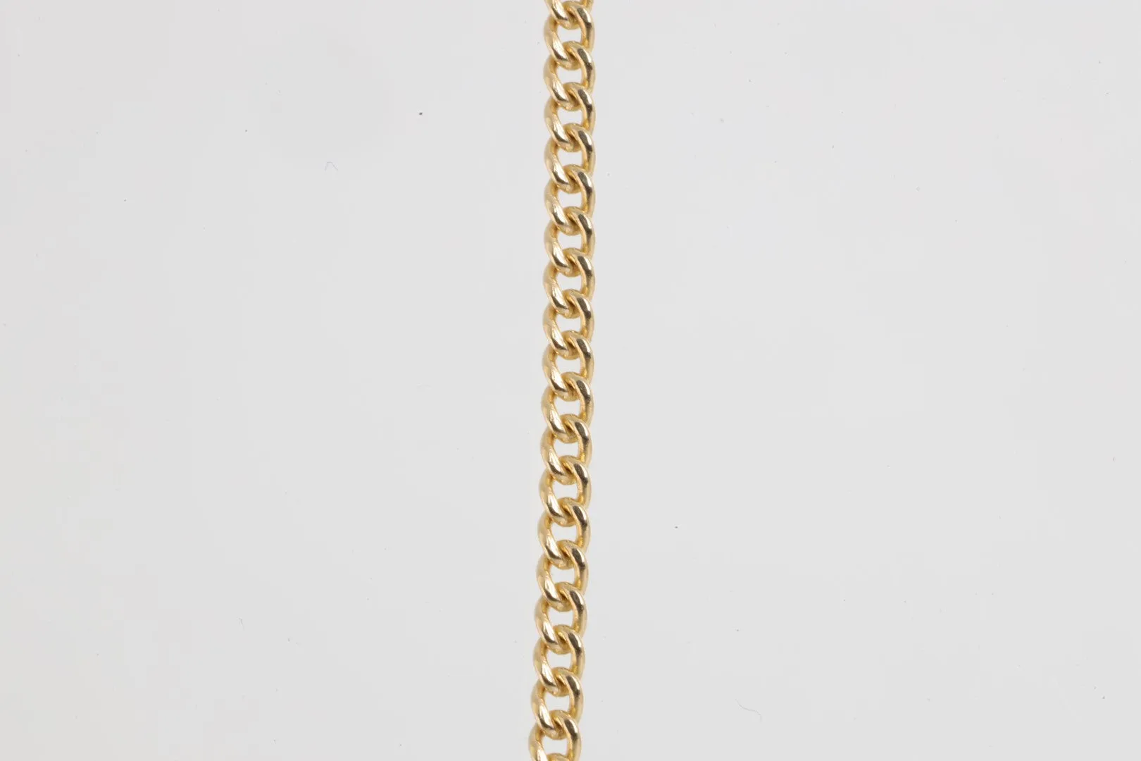 22" 14k Yellow Gold Curb Chain Necklace (6.01g.)