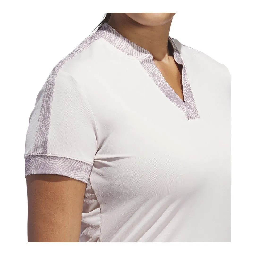 adidas Ladies Printed Golf Polo Shirt IP8688