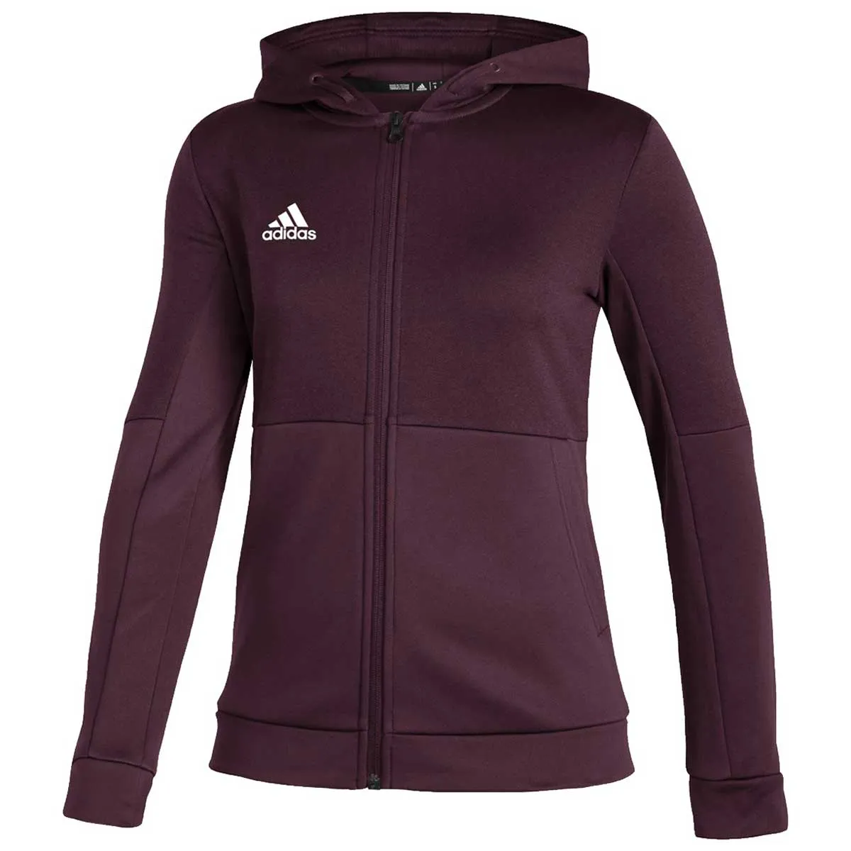 adidas Women's Team Maroon/White Team Issue Full Zip Jacket