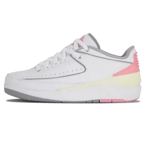 Air Jordan 2 Retro Low Wmns Light Steel Grey Pink