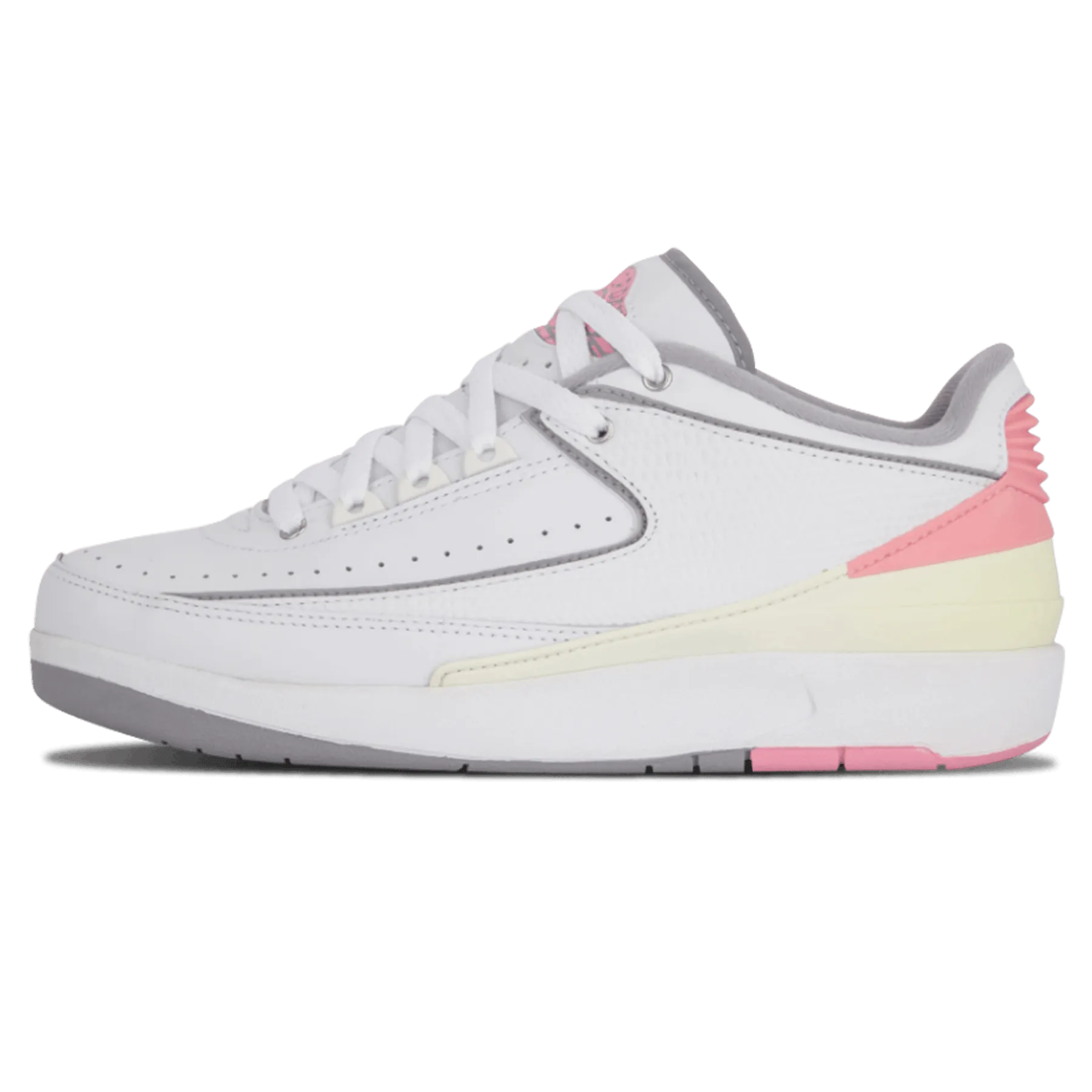 Air Jordan 2 Retro Low Wmns Light Steel Grey Pink