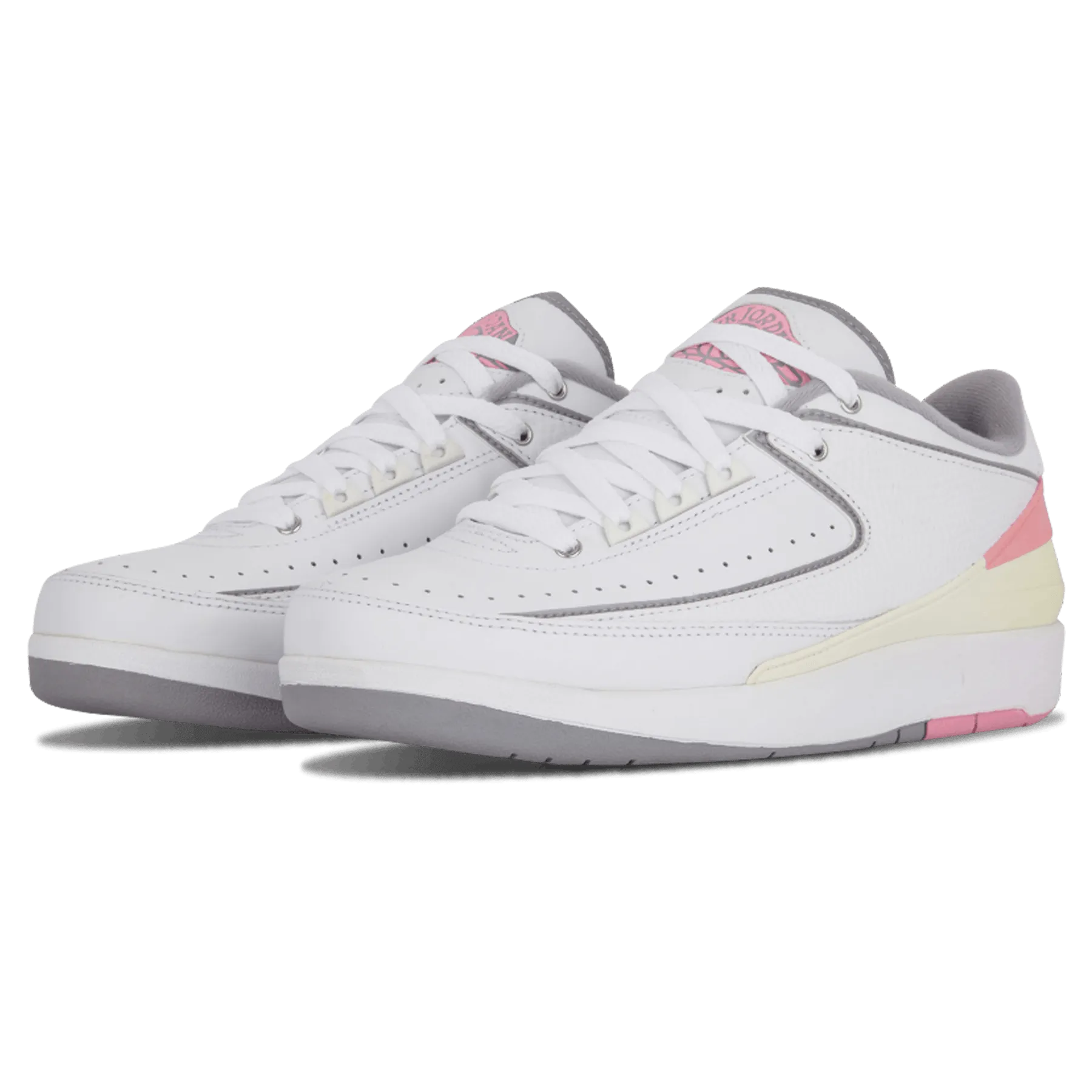 Air Jordan 2 Retro Low Wmns Light Steel Grey Pink