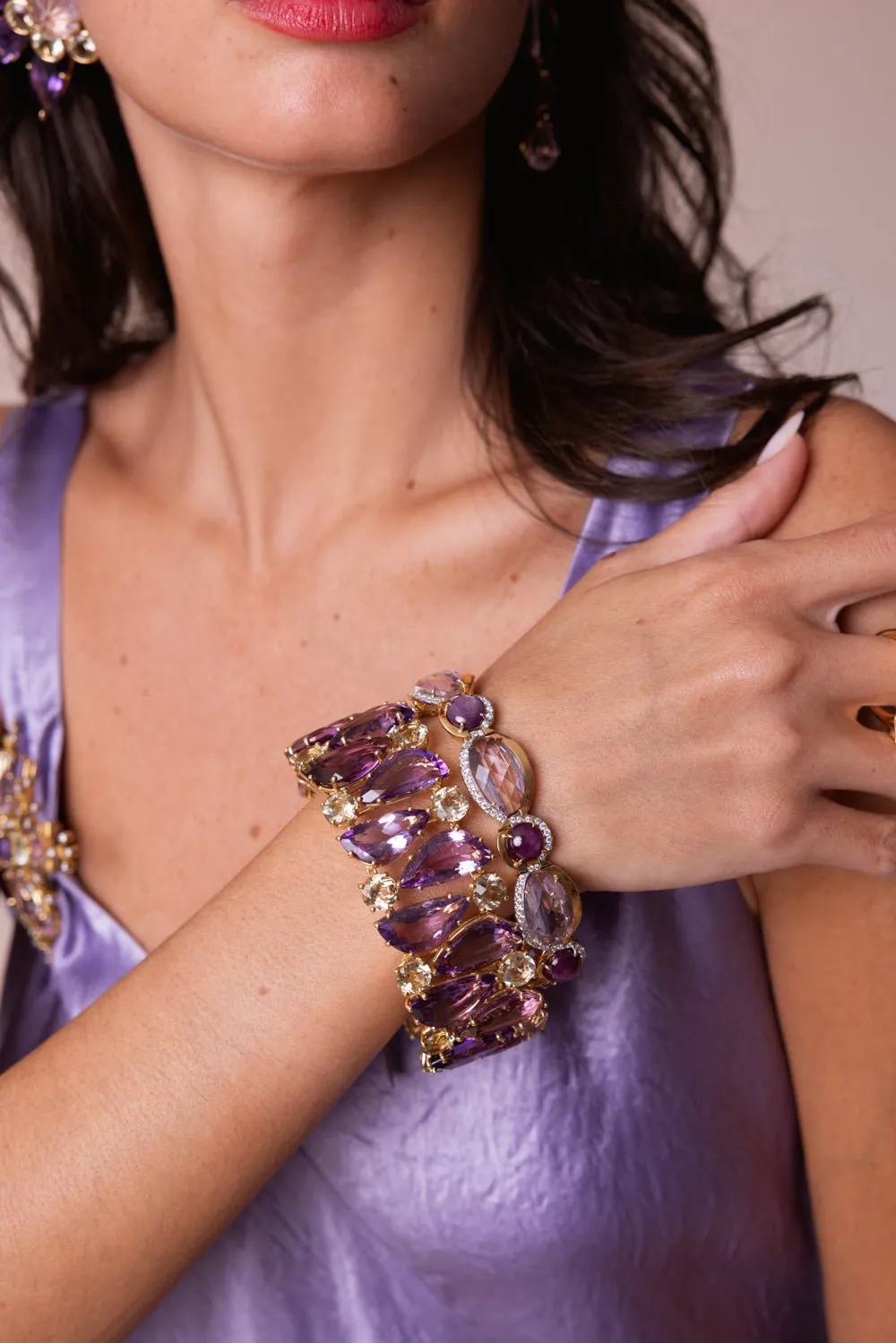 Amethyst Citrine Bracelet