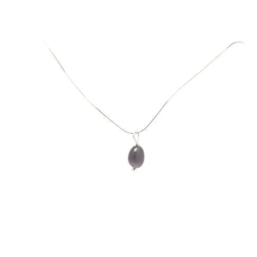 Amethyst February Birthstone Necklace on Chain