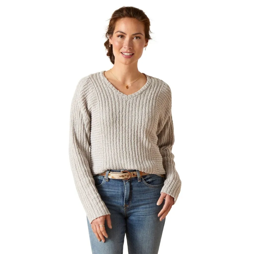 Ariat Ladies Daneway Sweater Heather Grey