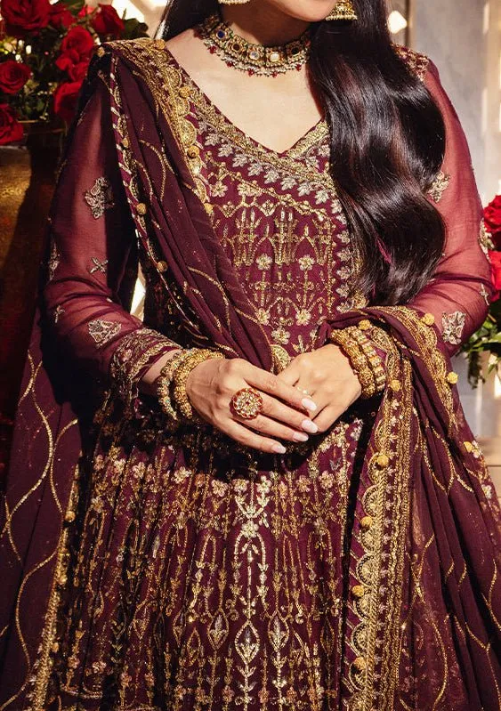 Asim Jofa Jaan-e-jahan Pakistani Chiffon Anarkali