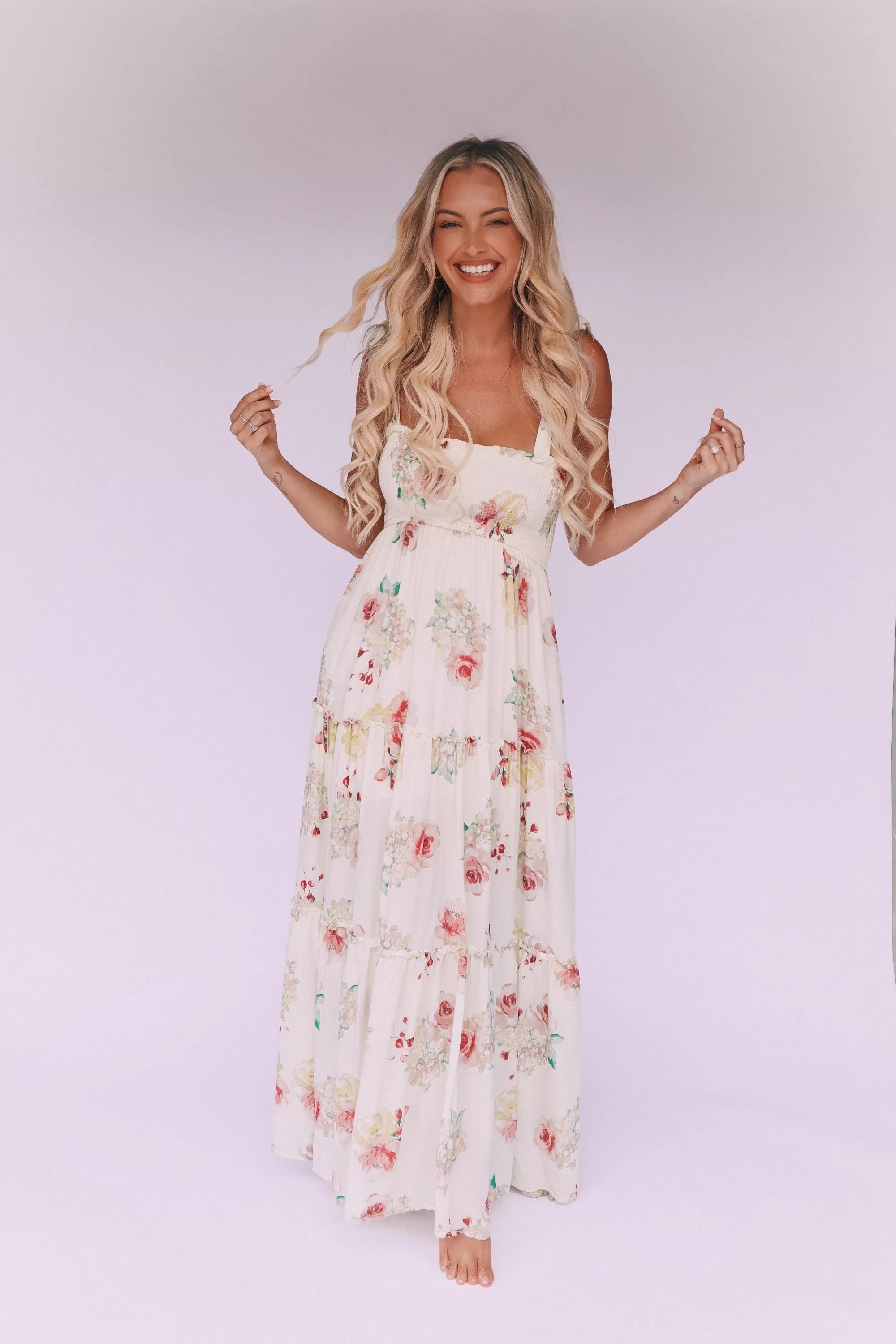 Baby Doll Maxi - Exclusive Floral Dream Print