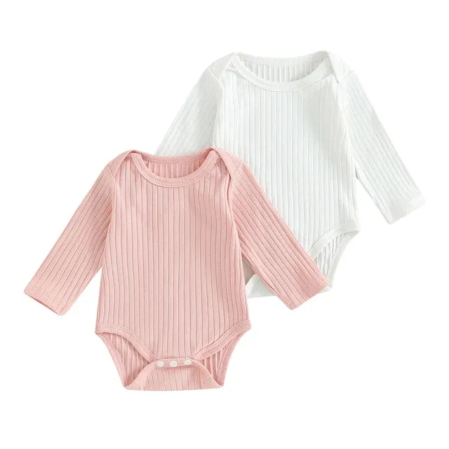 BASIC Set of 2 Ribbed Long-Sleeves