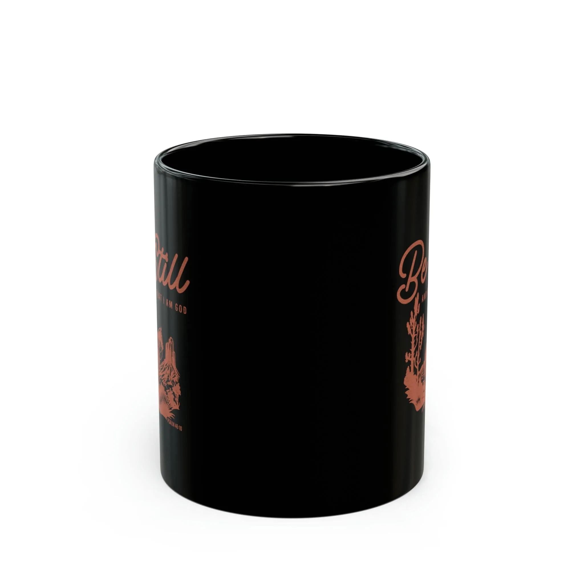 Be Still 11oz Black Mug