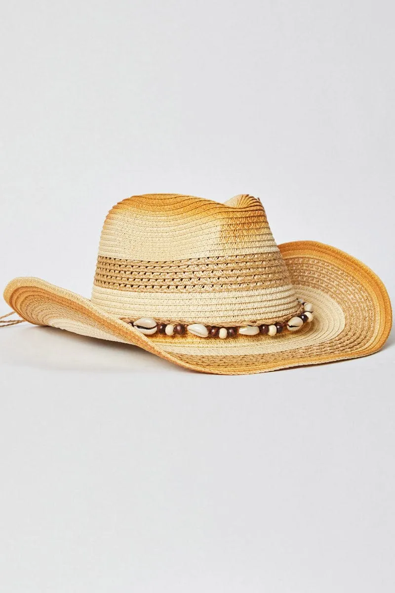 Beige Cowboy Hat