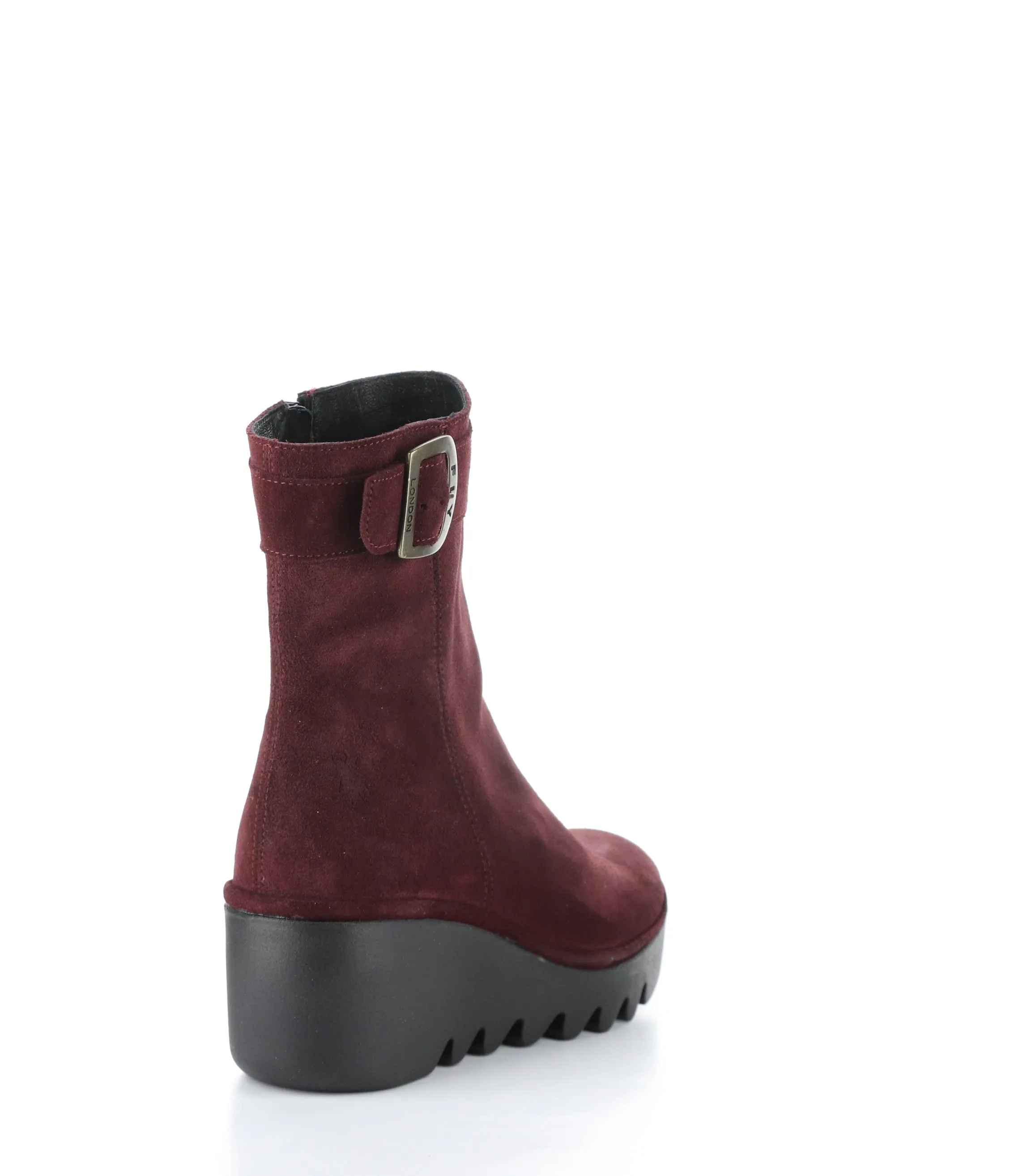 BEPP396FLY 001 WINE Round Toe Boots