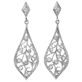 Beverley K Floral Diamond Earrings