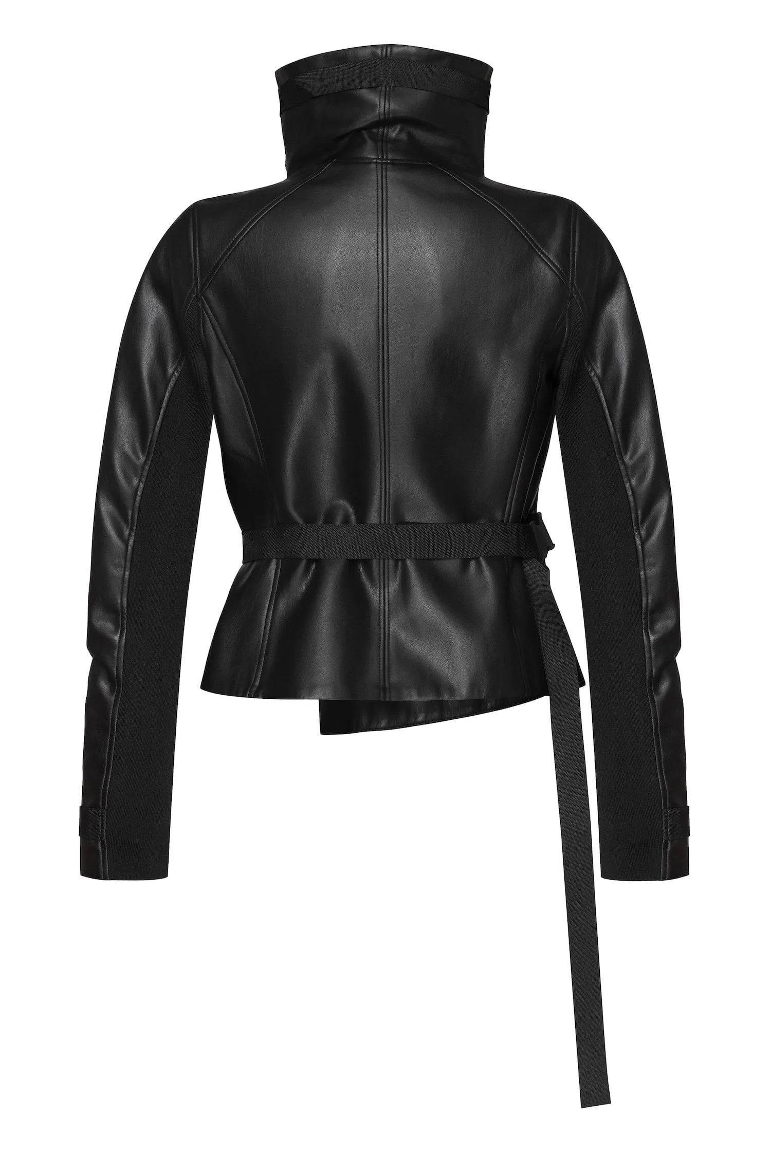 Black Faux Leather Jacket