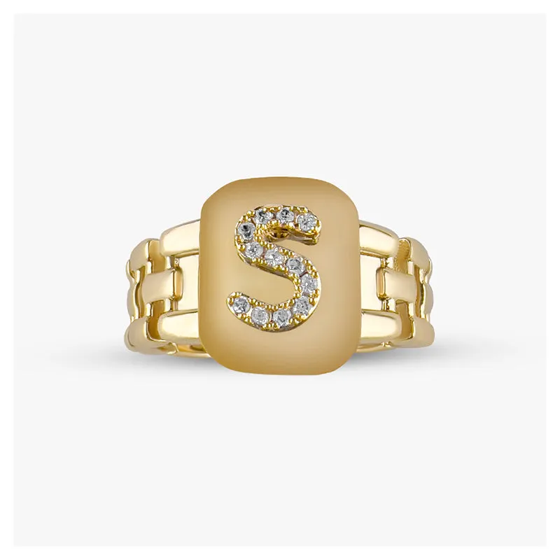 Braxton Initial Statement Ring