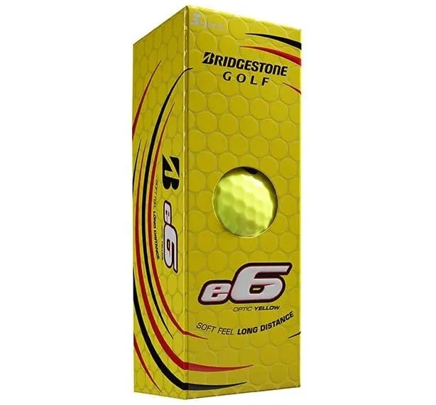 Bridgestone e6 Limited Edition Bonus Pack - Yellow