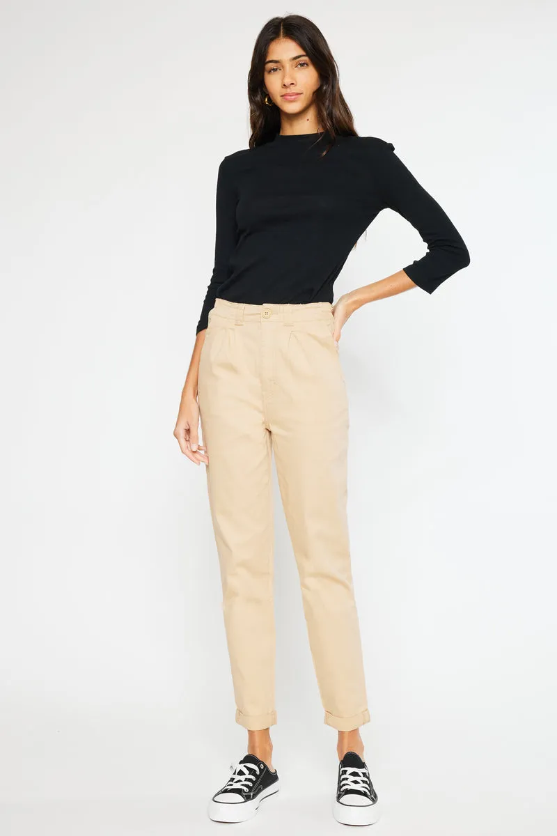 Cammie Ultra High Rise Khaki Pants