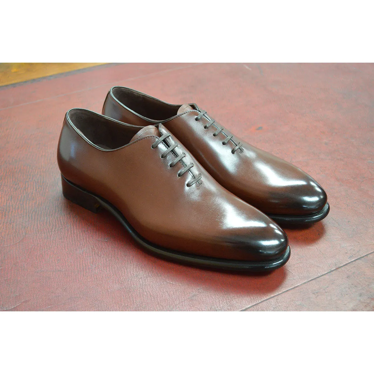 Carlos Santos Wholecut (6903)- Dark Brown