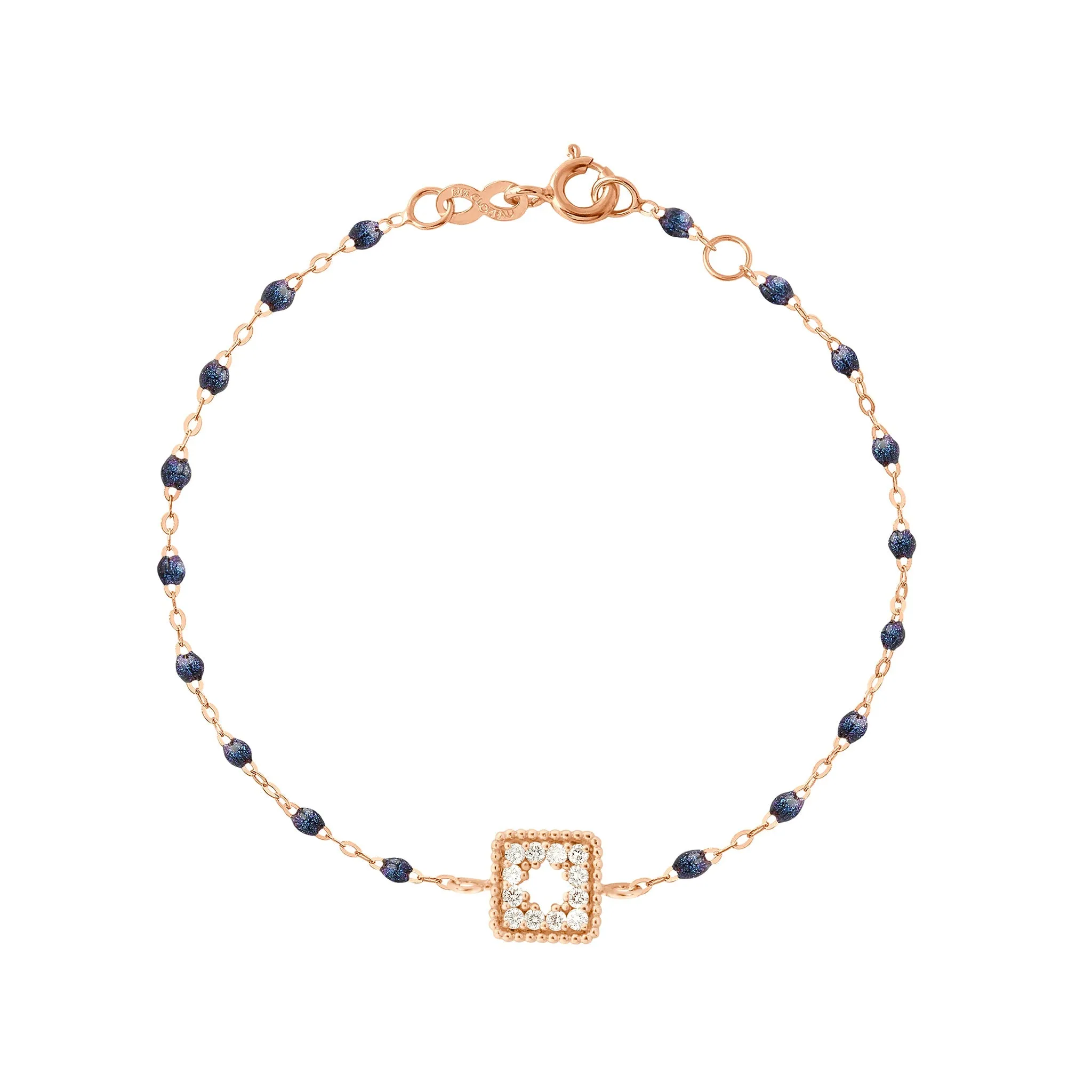 Classic Gigi Midnight Treasure Bracelet, Rose Gold, 6.7"