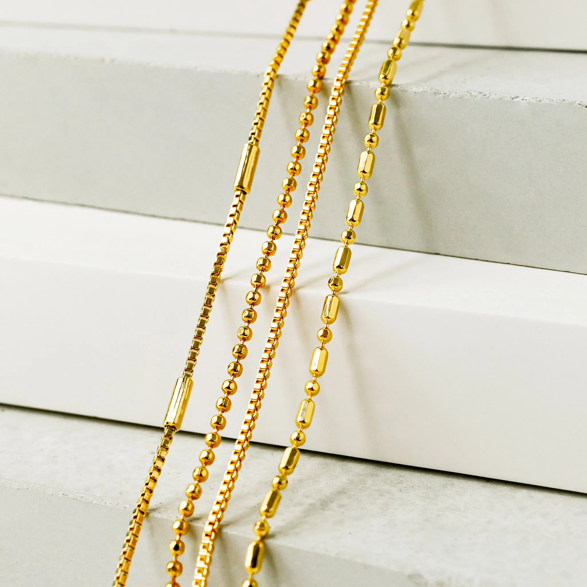 Cleo Delicate Box Chain Necklace