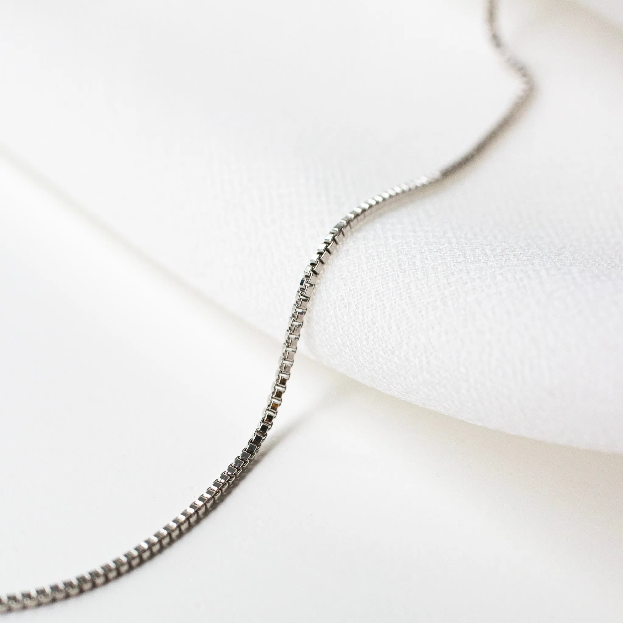 Cleo Delicate Box Chain Necklace