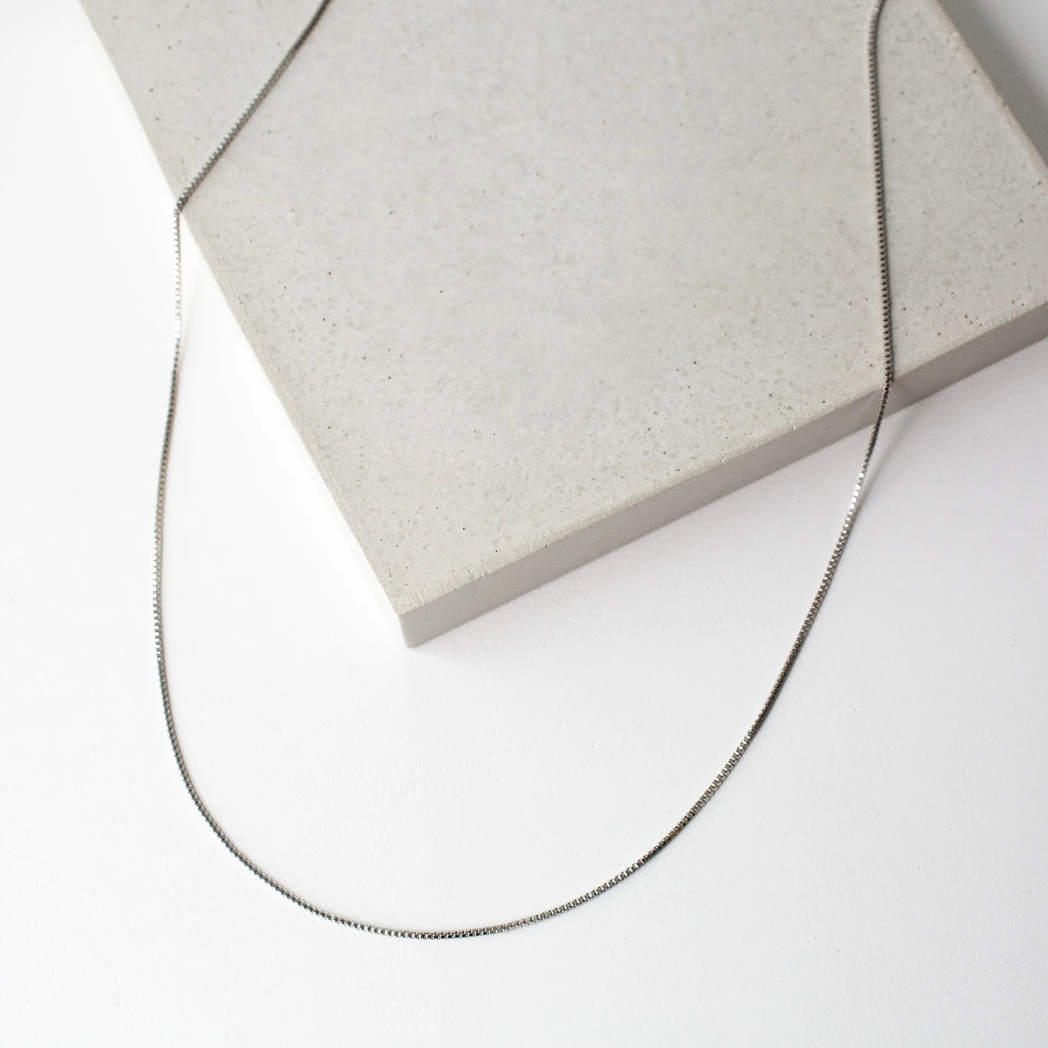 Cleo Delicate Box Chain Necklace