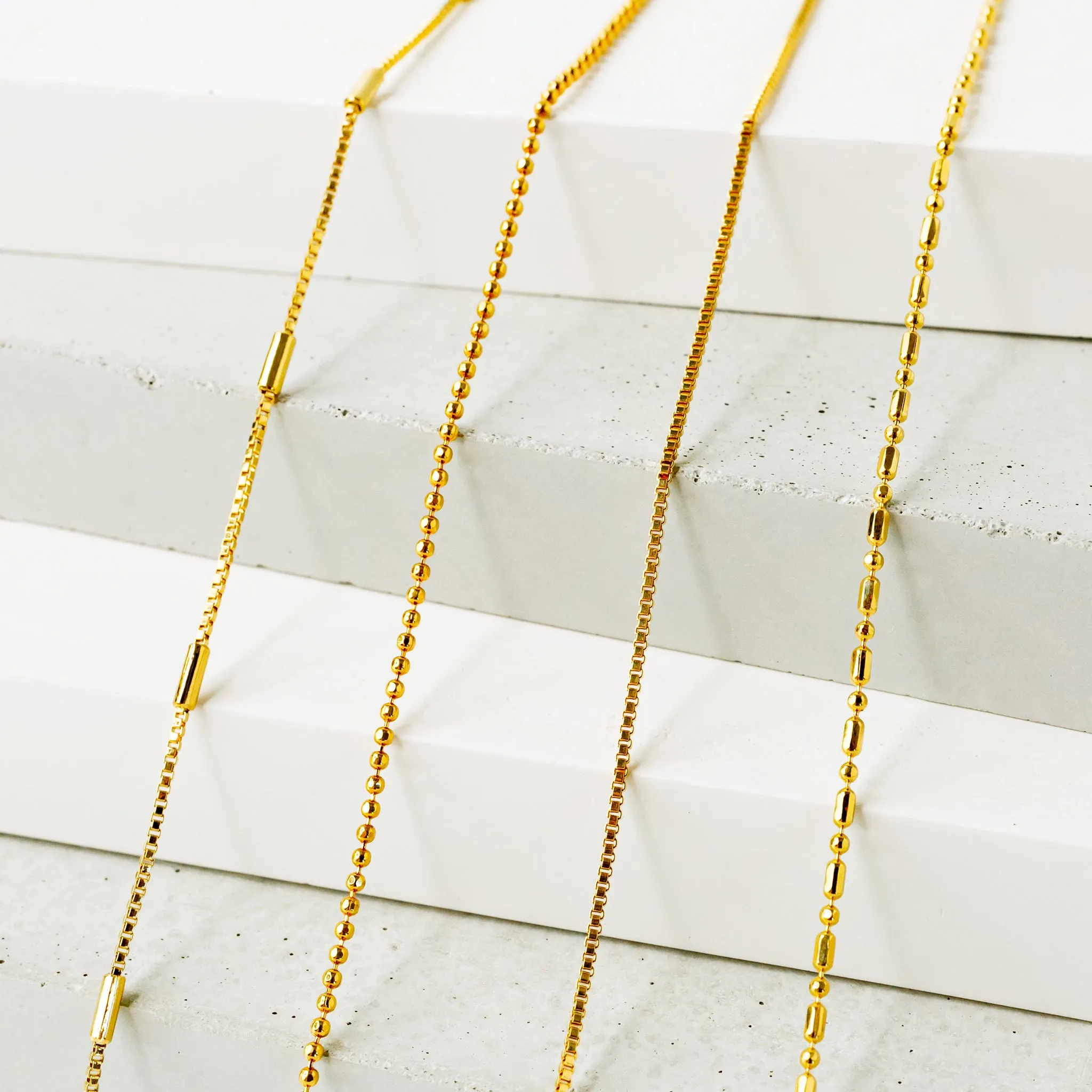 Cleo Delicate Box Chain Necklace