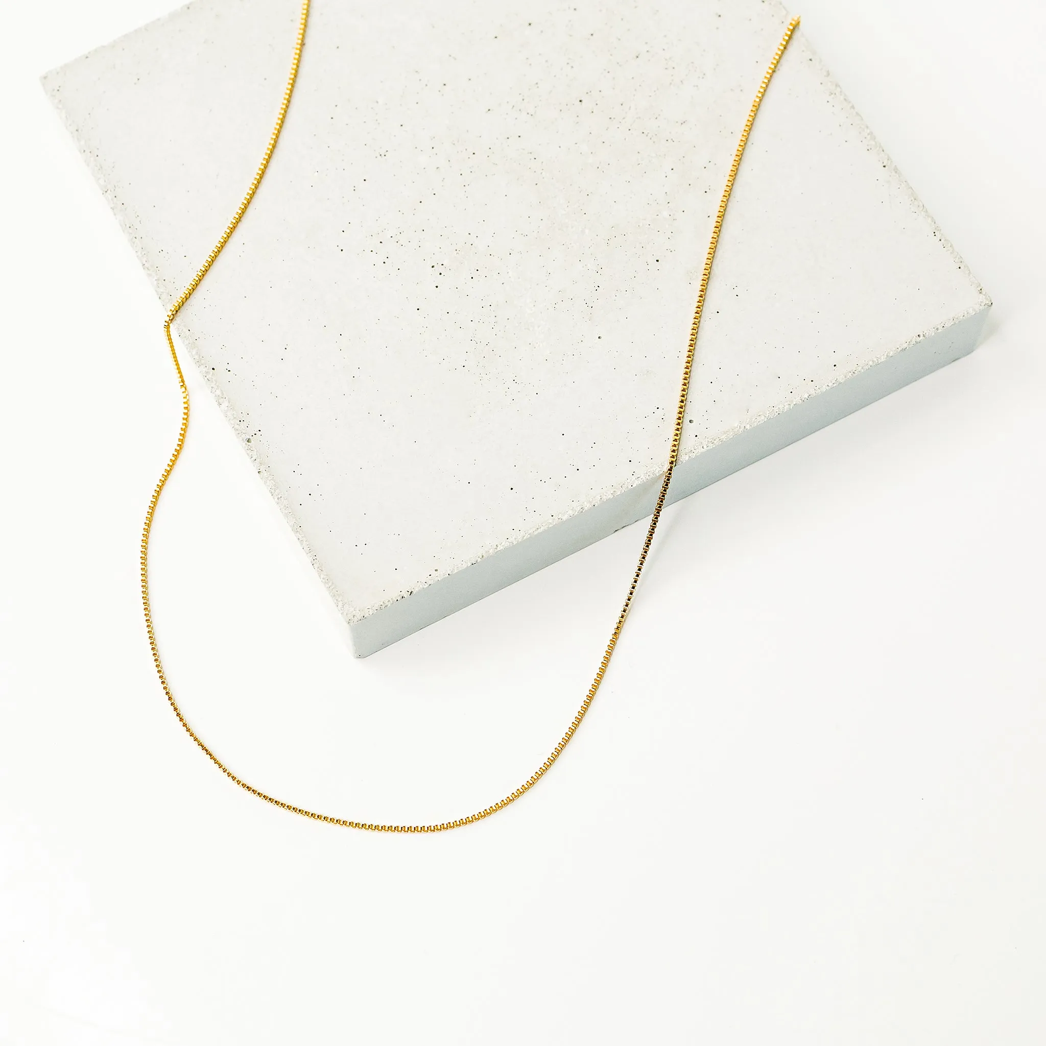 Cleo Delicate Box Chain Necklace