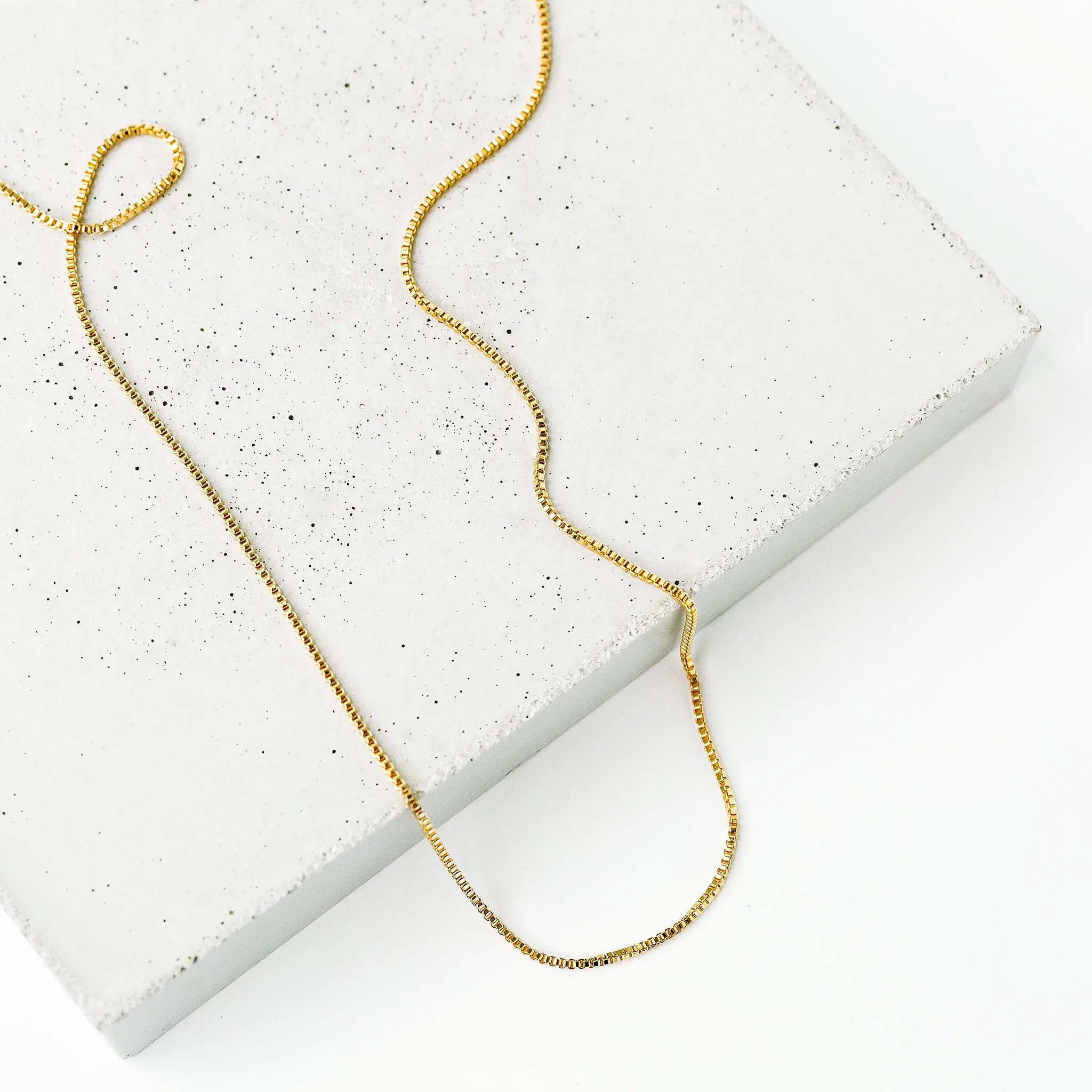 Cleo Delicate Box Chain Necklace