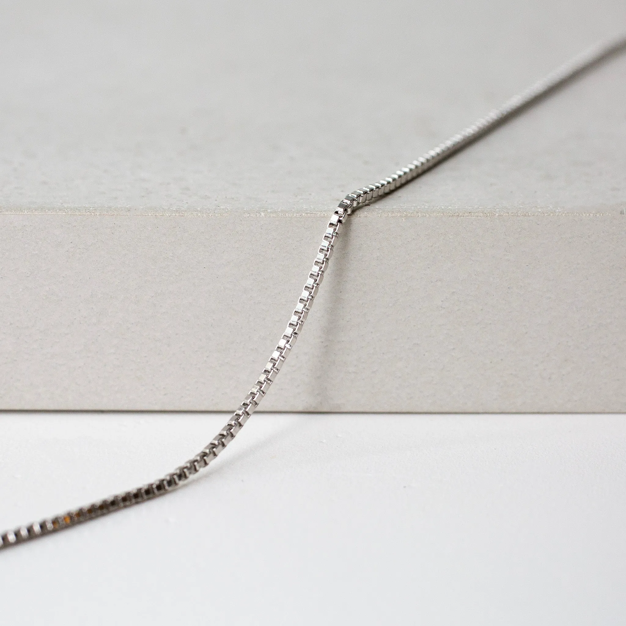 Cleo Delicate Box Chain Necklace