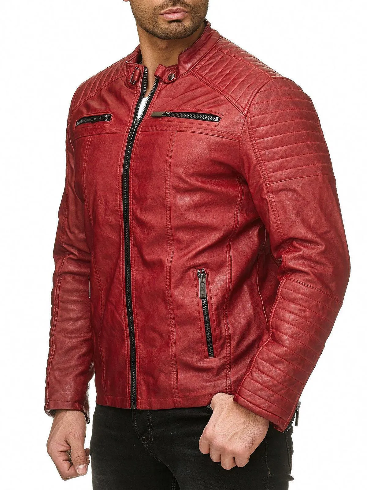 Cooper Biker Style Leather Jacket