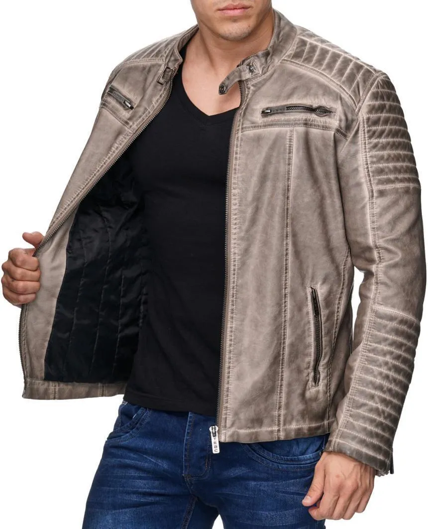 Cooper Biker Style Leather Jacket