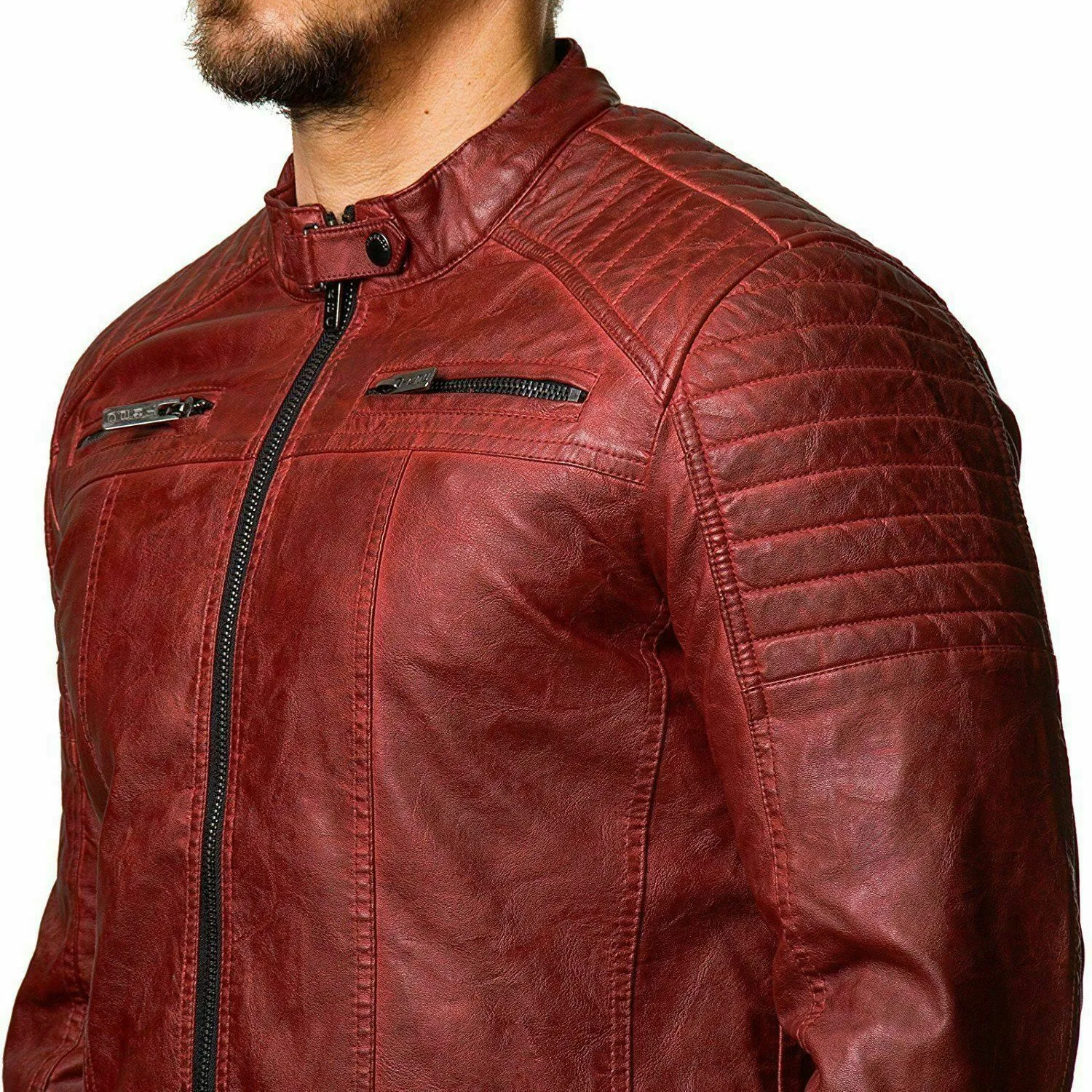 Cooper Biker Style Leather Jacket