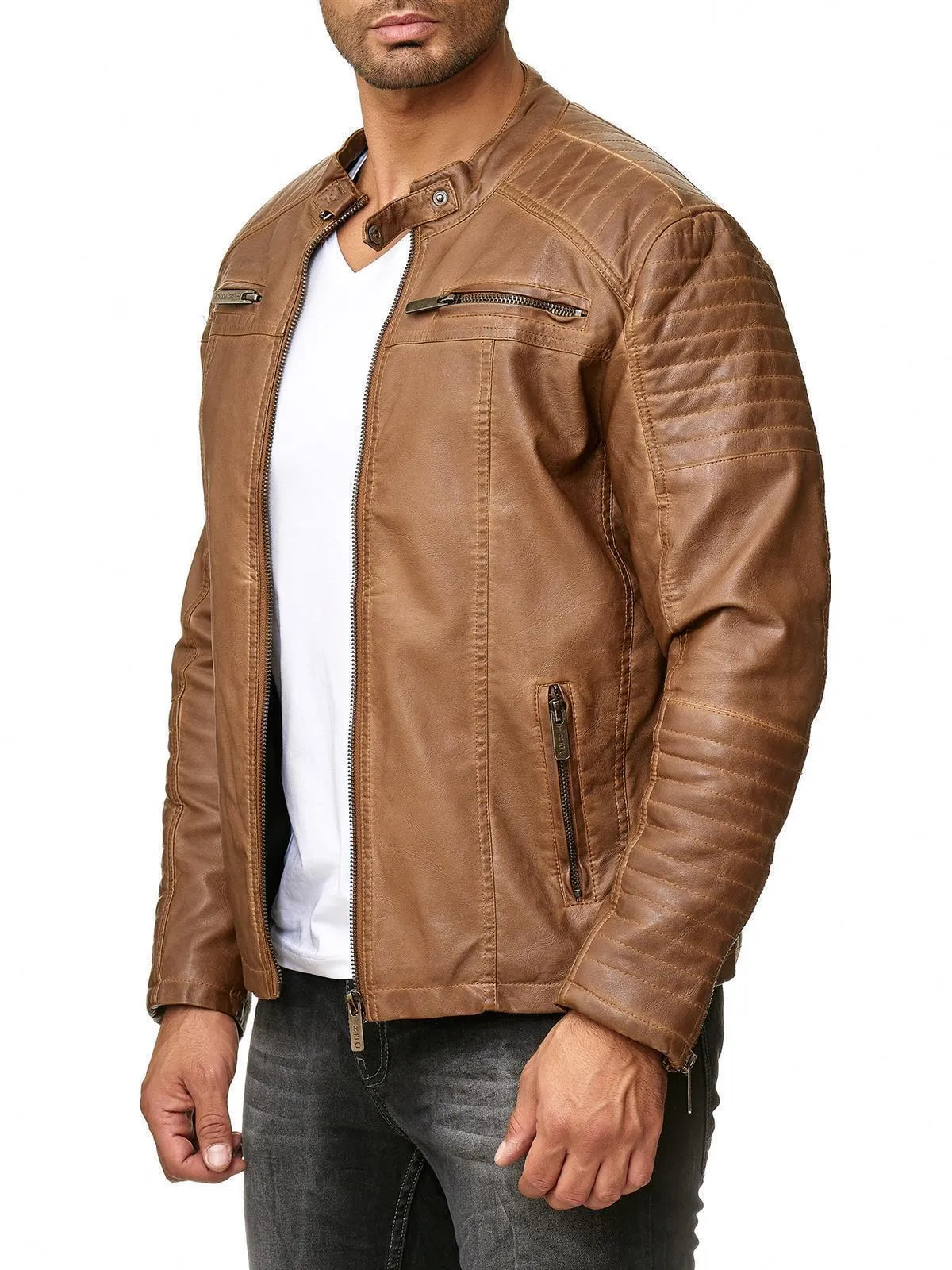 Cooper Biker Style Leather Jacket