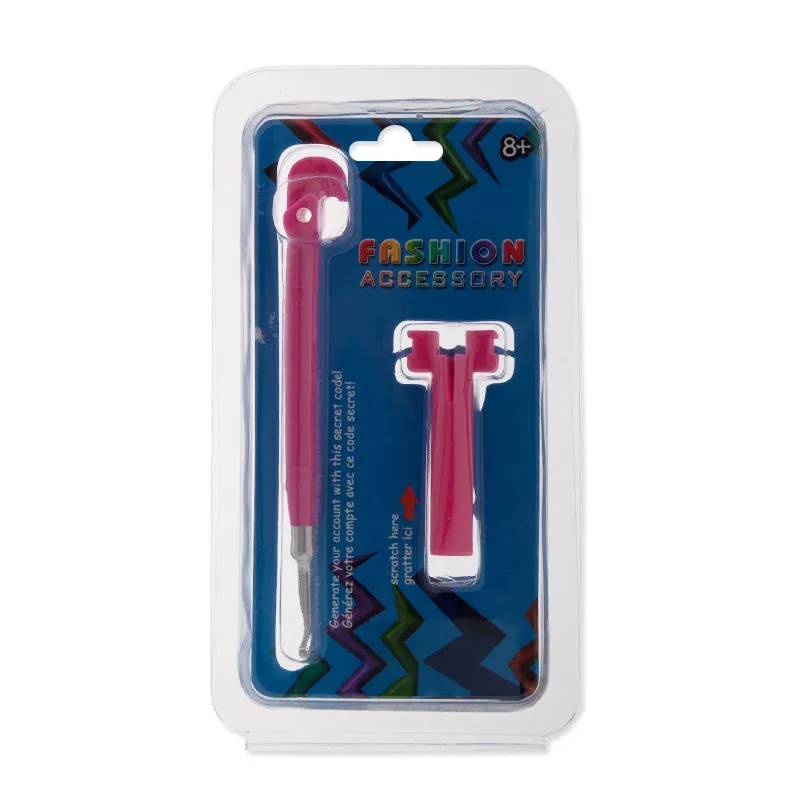 Crochet Hook,Loom Tail Upgrade Kit - Metal Hook - Pink