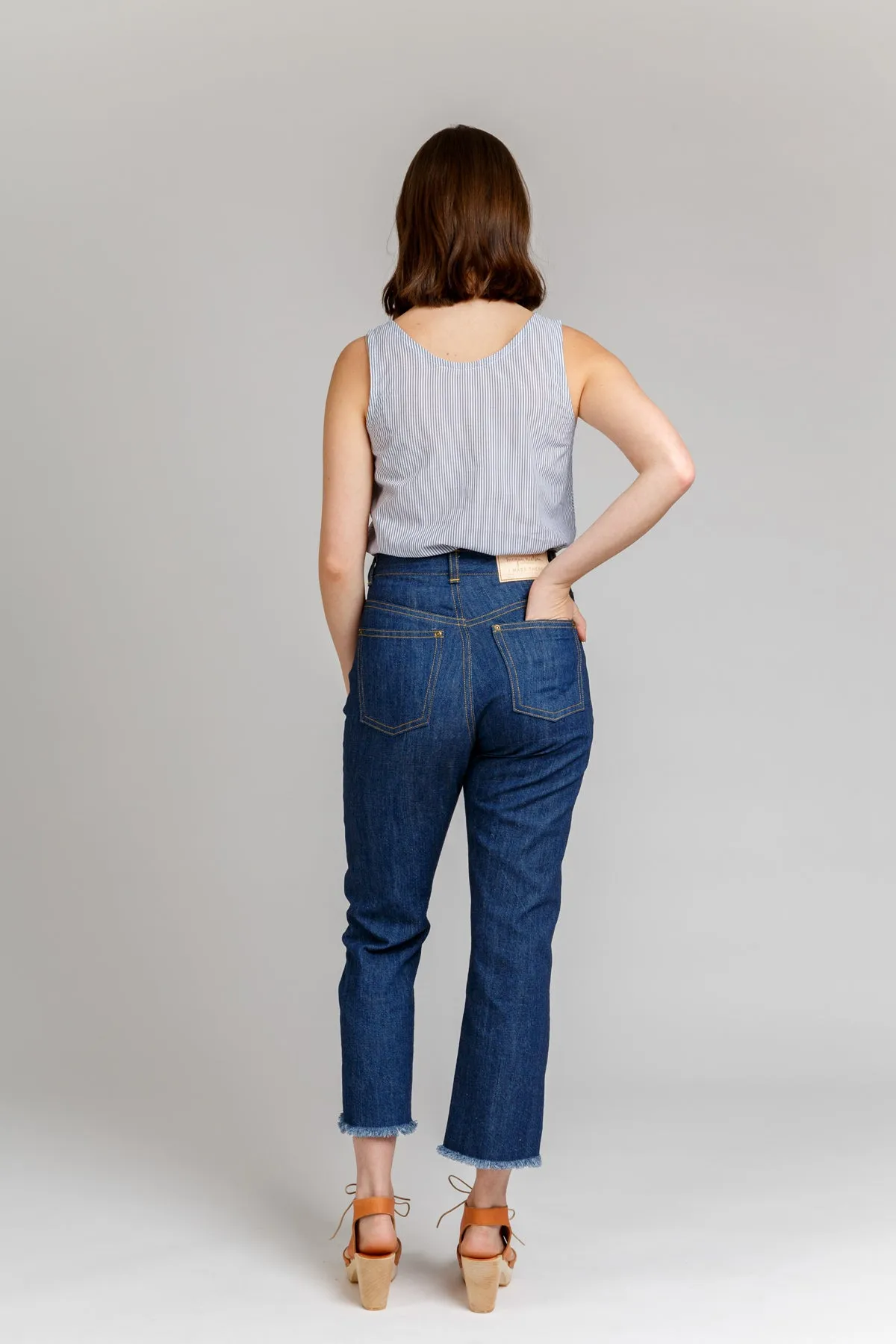 Dawn Jeans Sewing Pattern by Megan Nielsen Patterns, Sizes 0-20