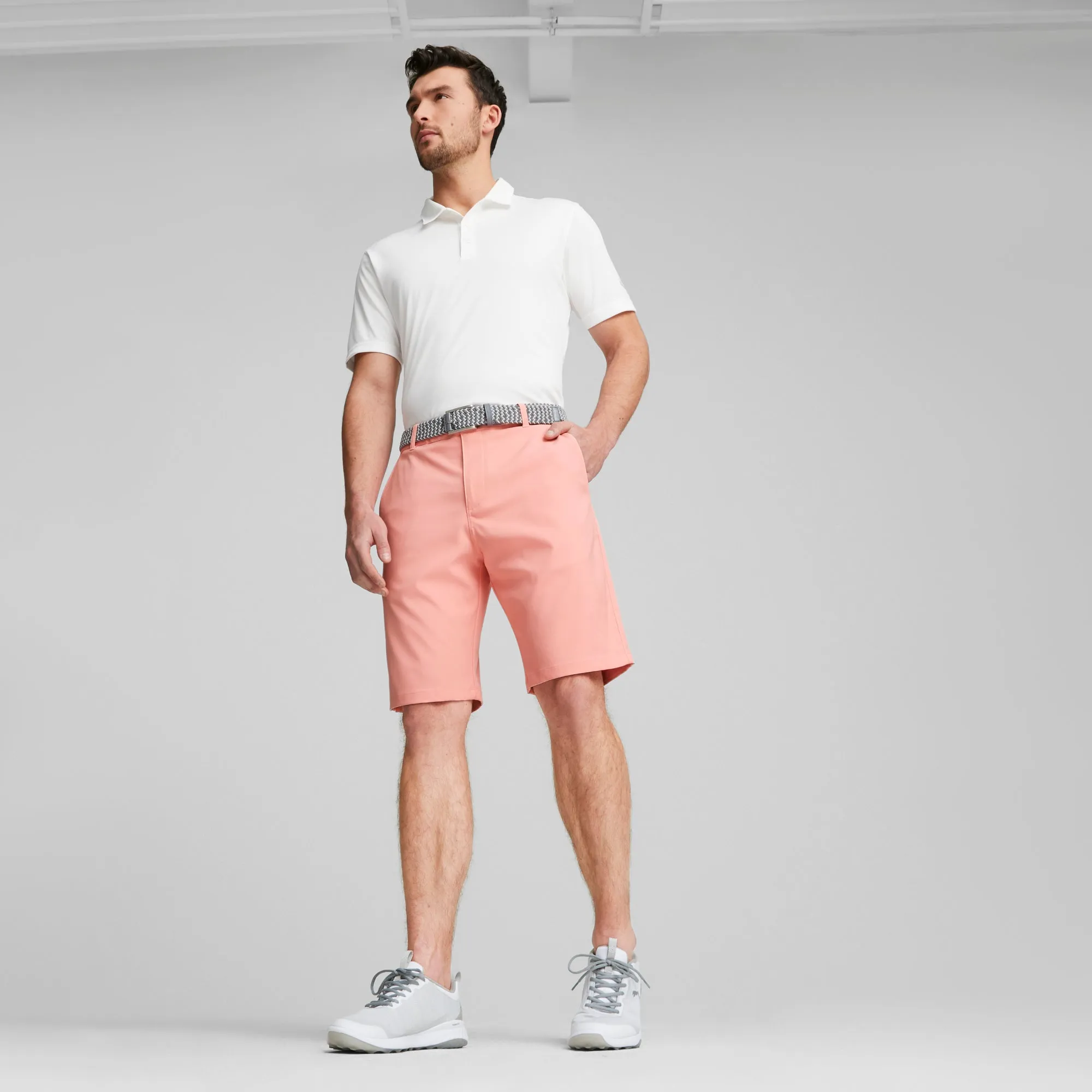 Dealer 10" Golf Shorts | Ice Pink