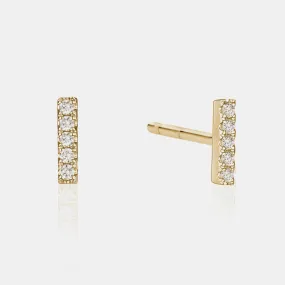 Diamond Bar Studs