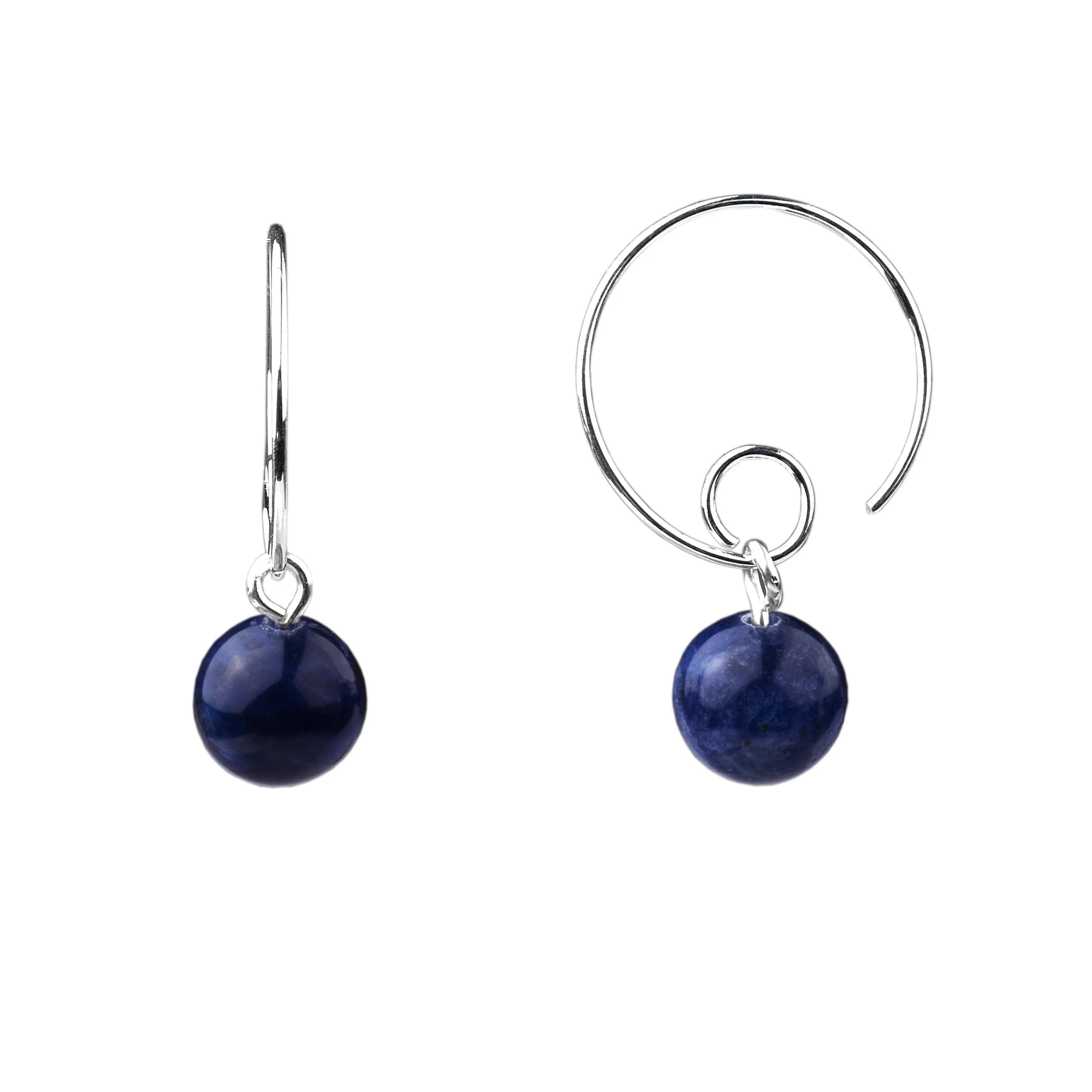 Earring | Open Loop | Sodalite