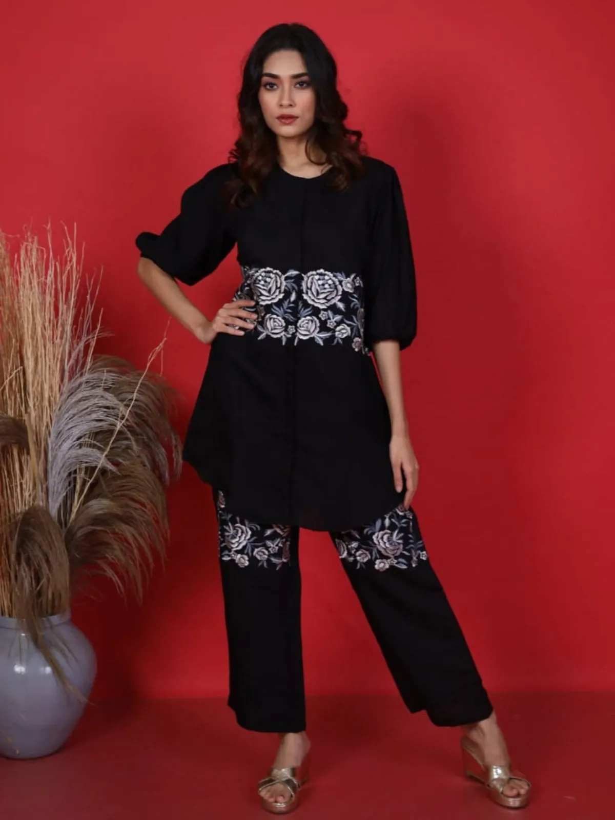 Embroidery Work Co-ord Set