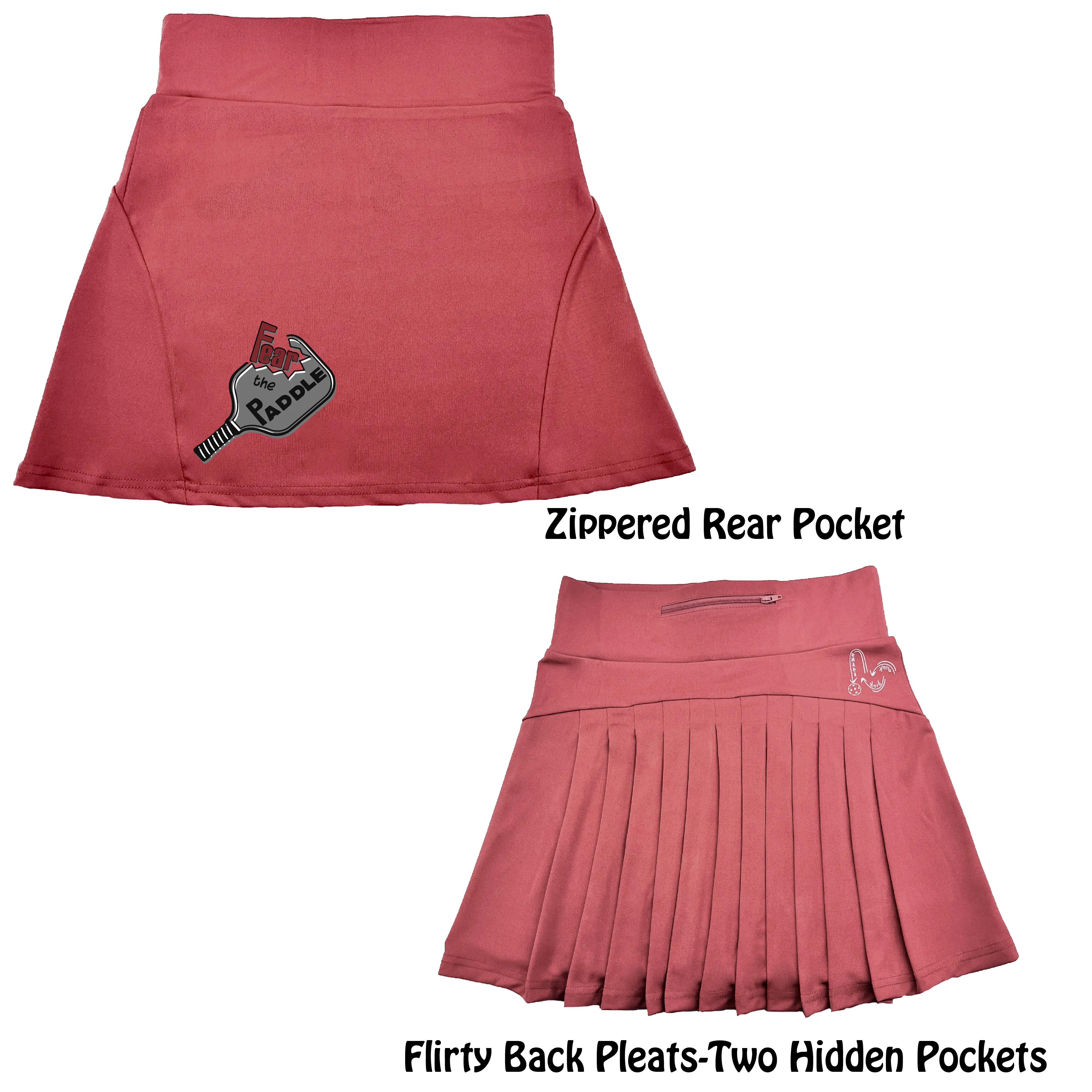 Fear The Paddle | Women's Flirty Pickleball Skort