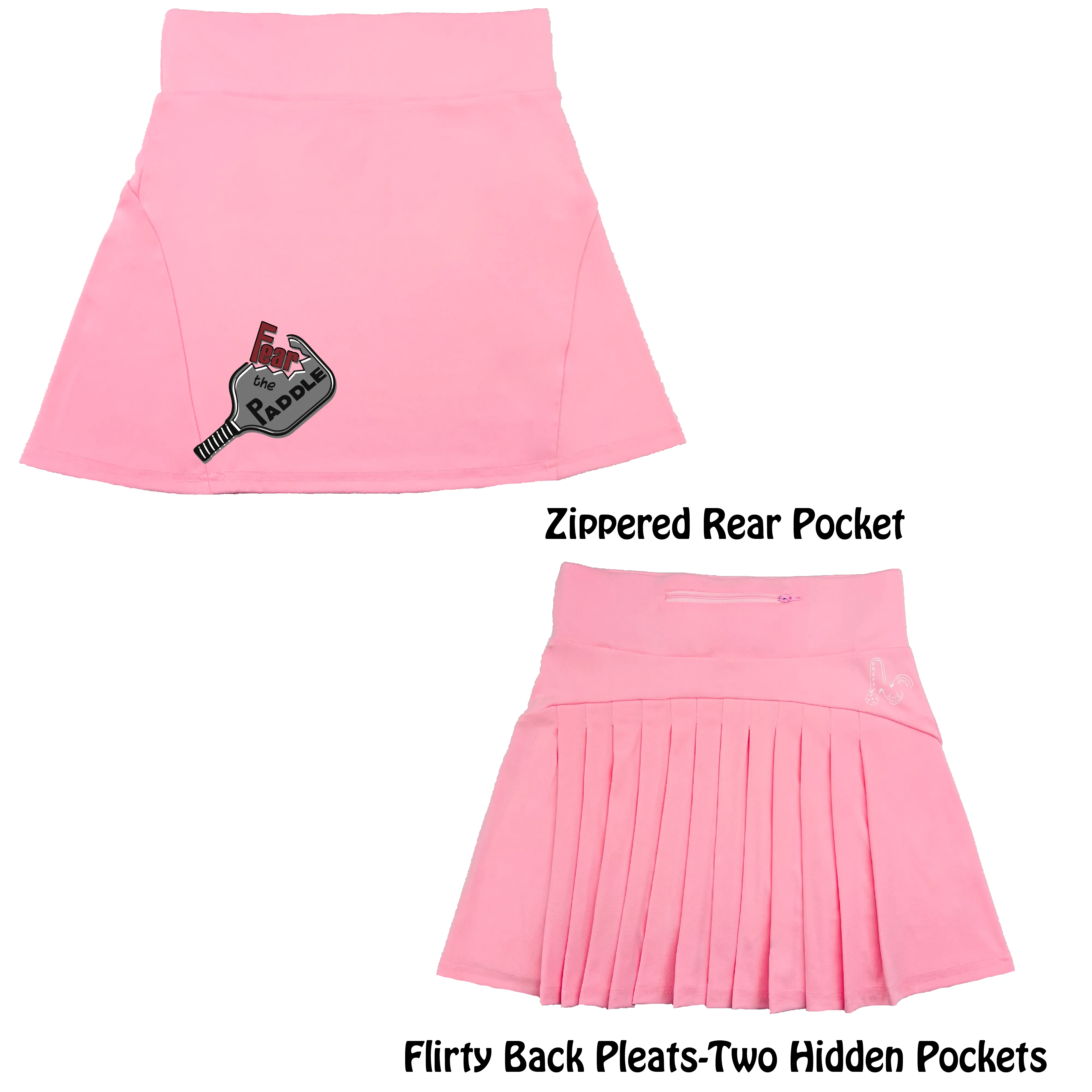 Fear The Paddle | Women's Flirty Pickleball Skort