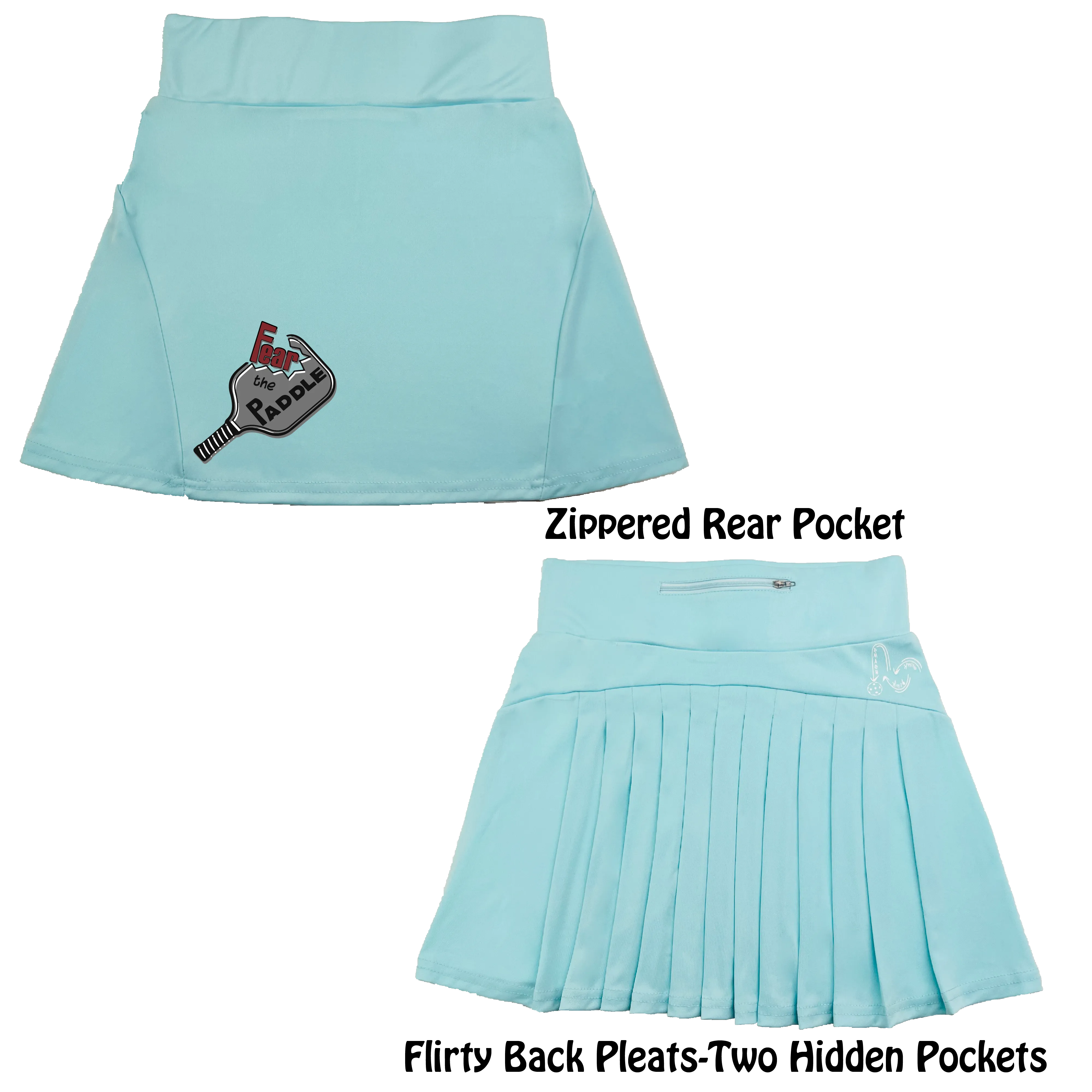 Fear The Paddle | Women's Flirty Pickleball Skort