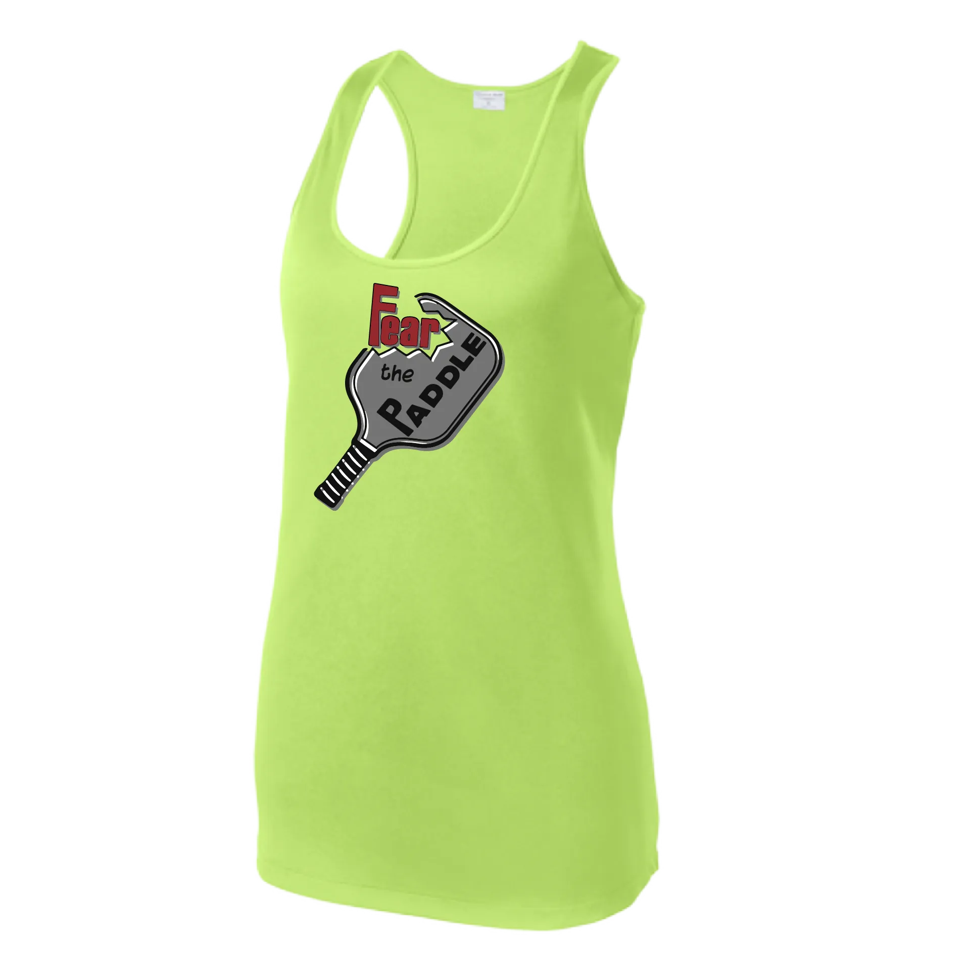 Fear The Paddle | Women’s Racerback Tank | 100% Polyester