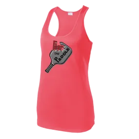 Fear The Paddle | Women’s Racerback Tank | 100% Polyester